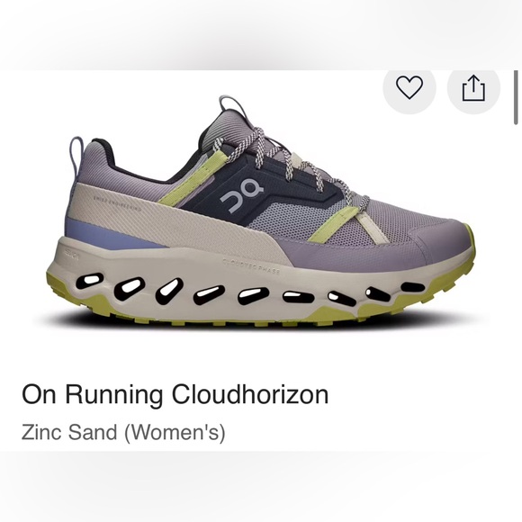 On Running Shoes - On Running Cloudhorizon Women's Shoes - Zinc/Sand Sz 7